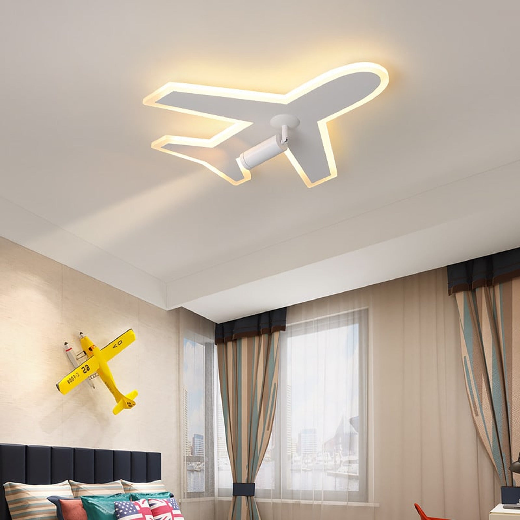 LED Ceiling Lamp Airplane Shape Acrylic - Image 6