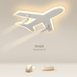 LED Ceiling Lamp Airplane Shape Acrylic With Control - Image 3