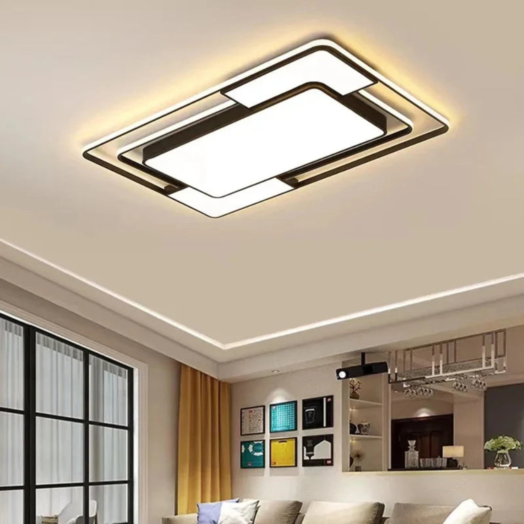 LED Ceiling Light Round Modern Dimmable With Remote Control - Image 1