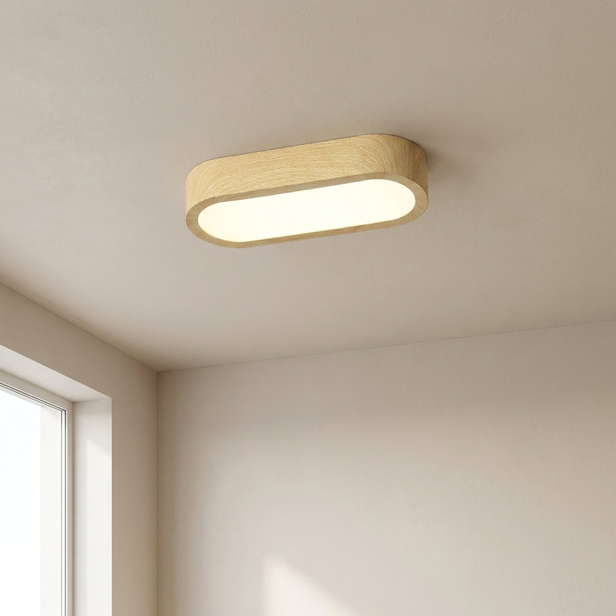 LED Ceiling Lights Flush Mount Oval Lamp For Hallway Living Room - Image 1