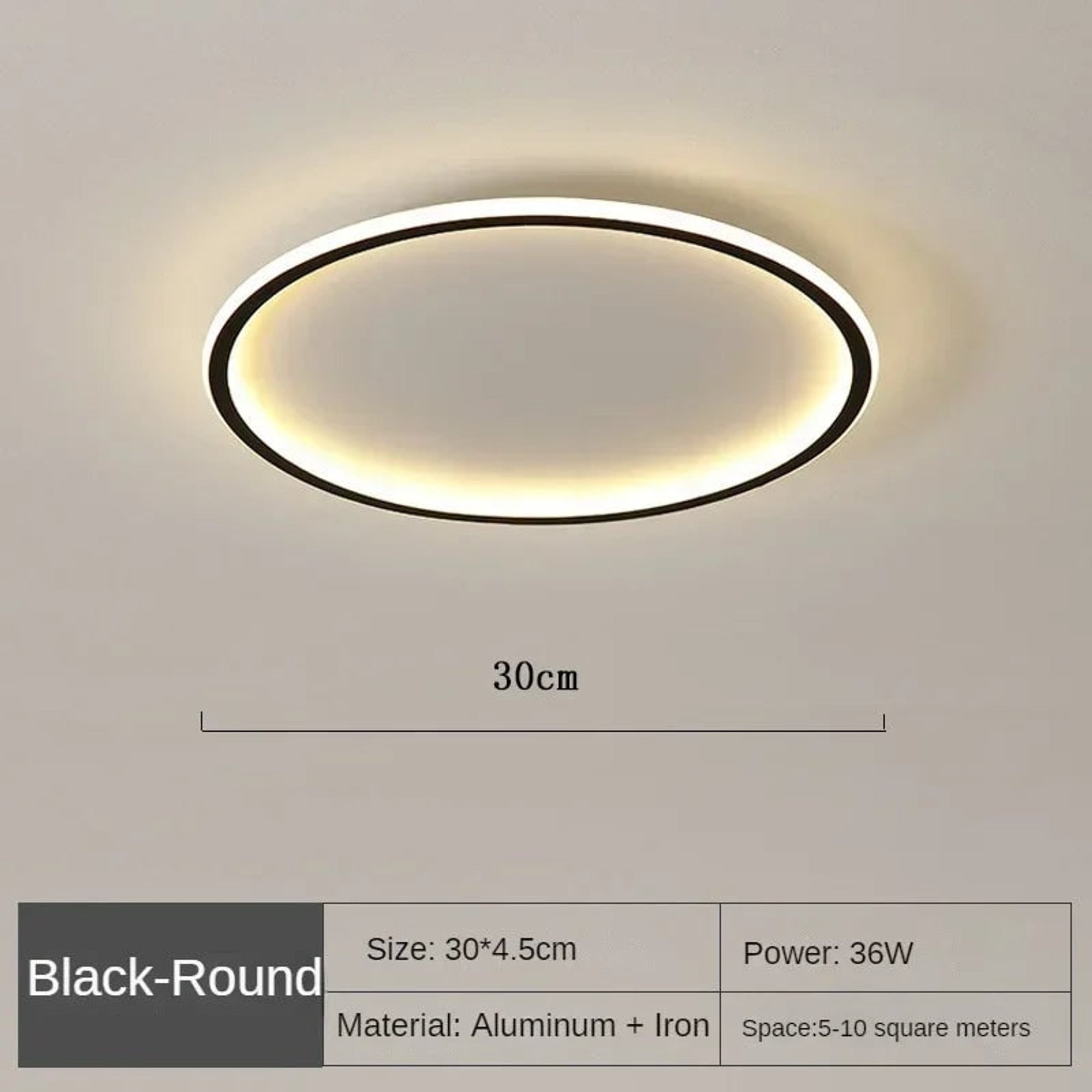 LED Ceiling Lights Modern Round Dimmable With Remote Control For Kitchen - Image 10