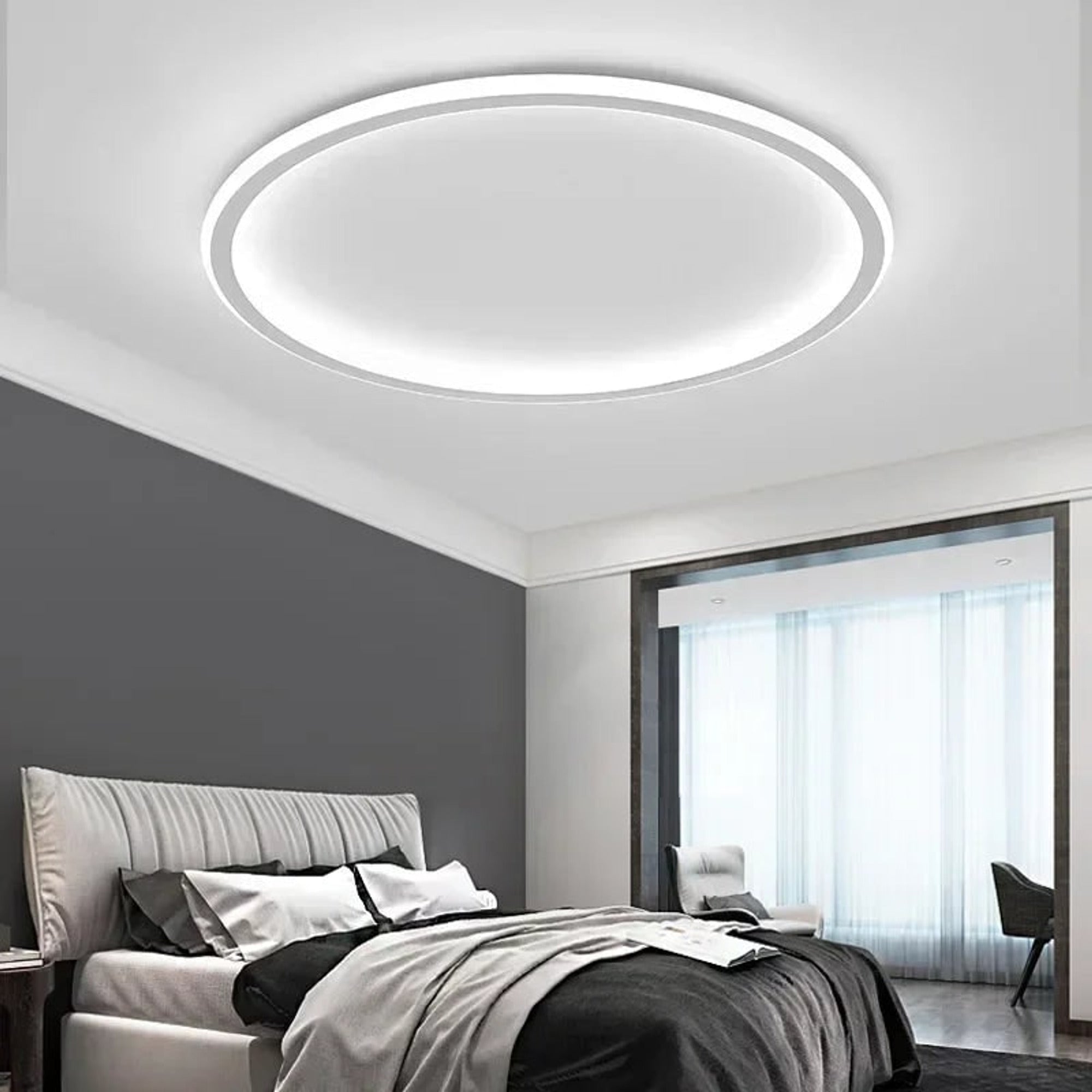 LED Ceiling Lights Modern Round Dimmable With Remote Control For Kitchen - Image 3