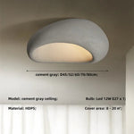 LED Ceiling Lights Round Metal Ceiling Light For Living Room Dimmable Wabi Sabi Rustic Design - Image 6