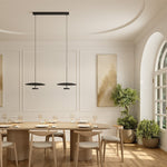 LED Ceiling Lights Round Modern Dimmable Hanging Fixture With Remote Control - Image 7