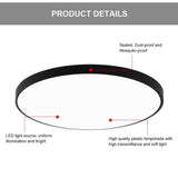 LED Ceiling Lights Ultra-Thin Sealed Dust-Proof Mosquito-Proof Design - Image 3