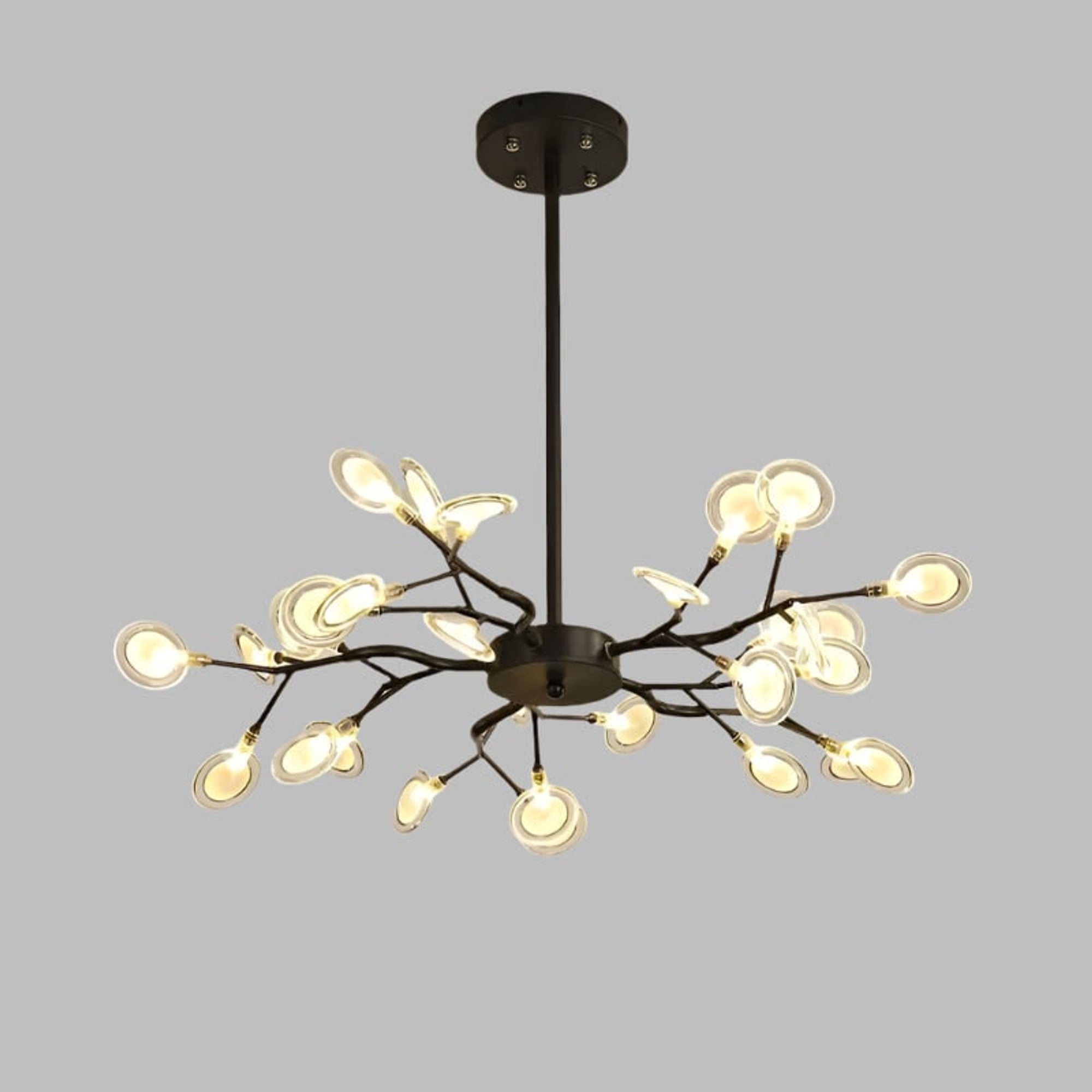 LED Chandeliers Branch Design Firefly Ceiling Light Contemporary Living Room - Image 11