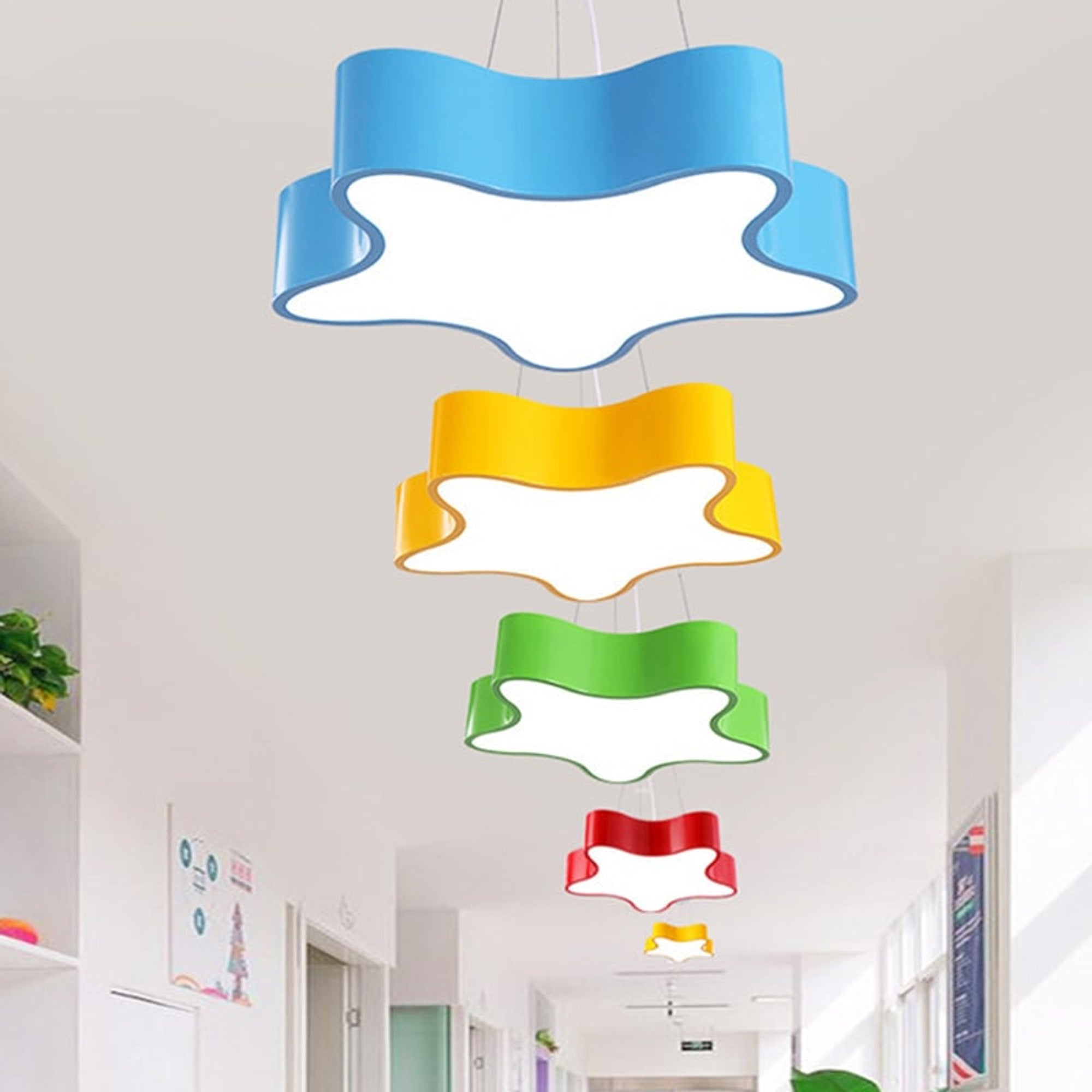 LED Chandeliers Contemporary Acrylic Star Ceiling Light - Image 12