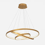 LED Chandeliers Contemporary Ceiling Light Interlocking Ring Design - Image 1
