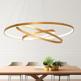 LED Chandeliers Contemporary Ceiling Light Interlocking Ring Design - Image 2