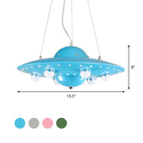 LED Chandeliers Contemporary Ceiling Light Metal Flying Saucer Design - Image 10