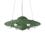 LED Chandeliers Contemporary Ceiling Light Metal Flying Saucer Design - Image 13