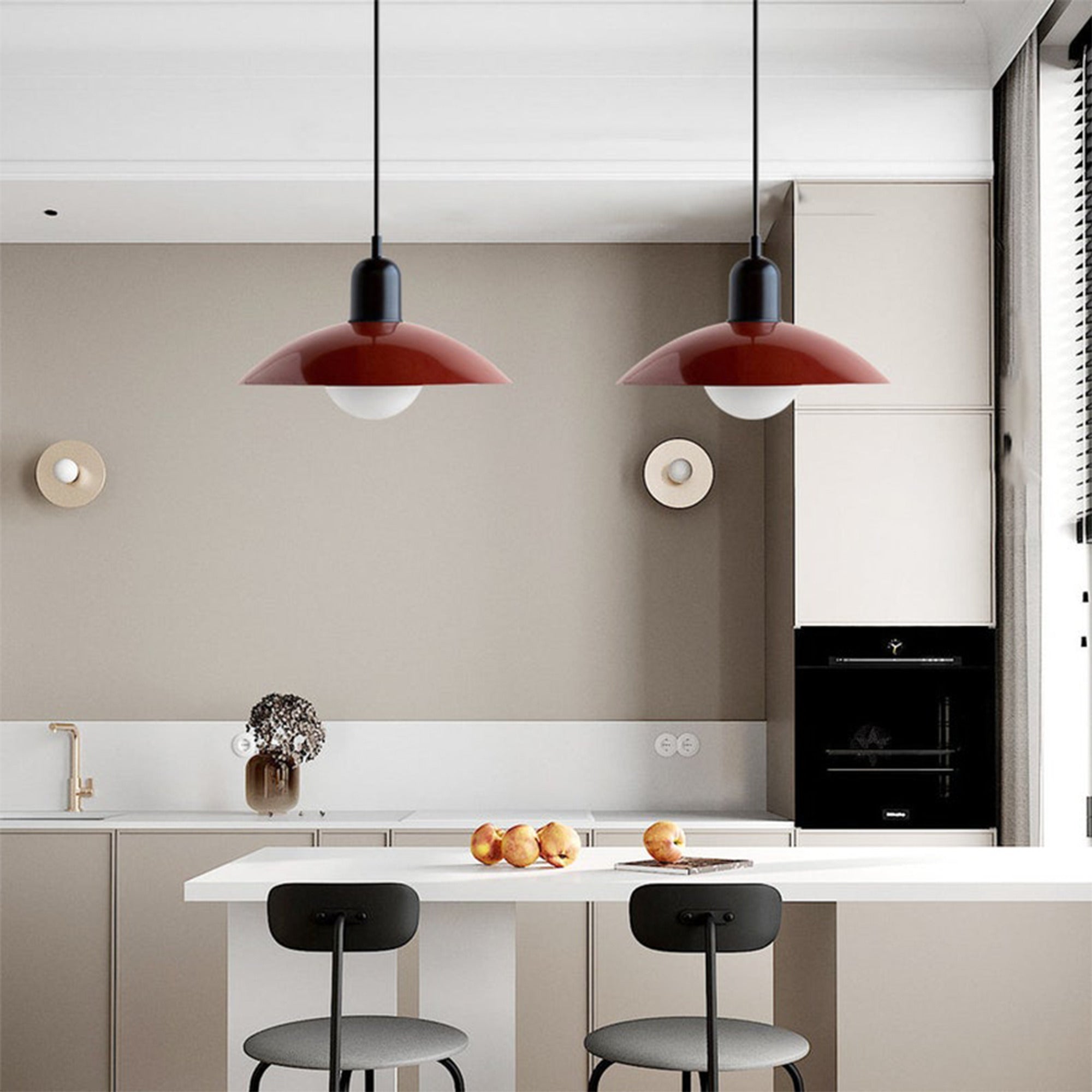 LED Chandeliers Dome-Shaped Pendant Light Fixture Mid-Century Modern Vibrant Colorful - Image 4