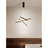 LED Chandeliers Linear Bar Suspension Light Modern Metal Adjustable Remote Dimmable - Image 3