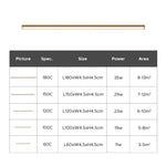 LED Chandeliers Linear Ceiling Light Wooden Design Acrylic Lampshade Modern - Image 16