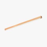 LED Chandeliers Linear Ceiling Light Wooden Design Acrylic Lampshade Modern - Image 1