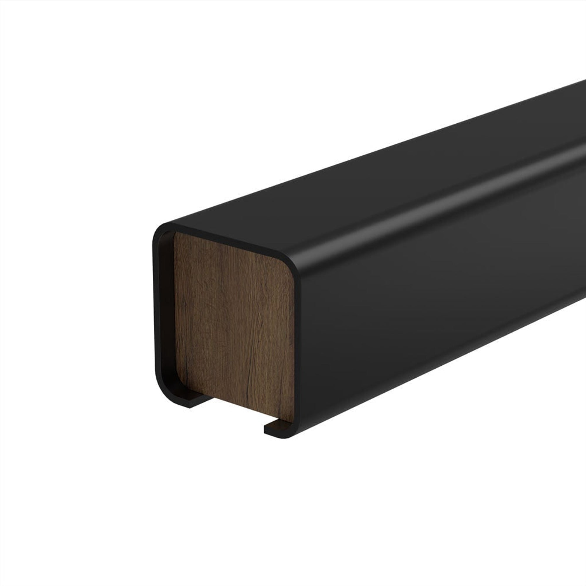 LED Chandeliers Linear Pendant Light Black Finish Walnut Wood Adjustable Dimmable Ceiling - Image 10