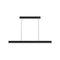 LED Chandeliers Linear Pendant Light Black Finish Walnut Wood Adjustable Dimmable Ceiling - Image 14