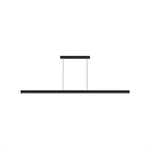 LED Chandeliers Linear Pendant Light Black Finish Walnut Wood Adjustable Dimmable Ceiling - Image 17