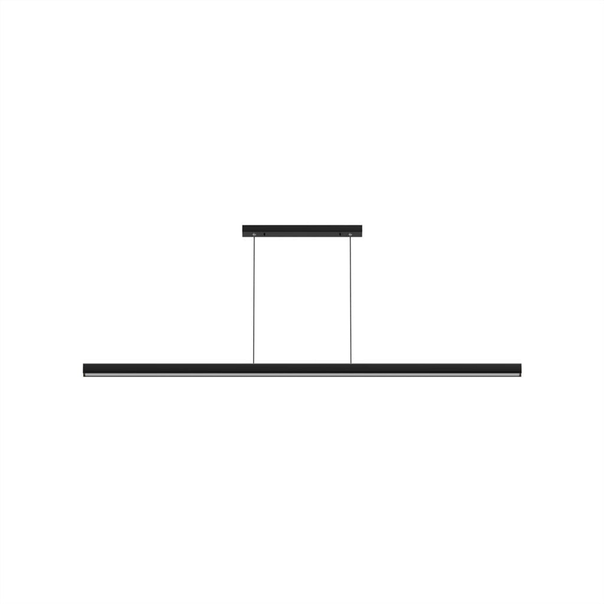 LED Chandeliers Linear Pendant Light Black Finish Walnut Wood Adjustable Dimmable Ceiling - Image 17