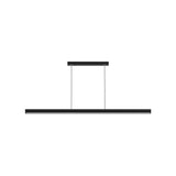 LED Chandeliers Linear Pendant Light Black Finish Walnut Wood Adjustable Dimmable Ceiling - Image 16