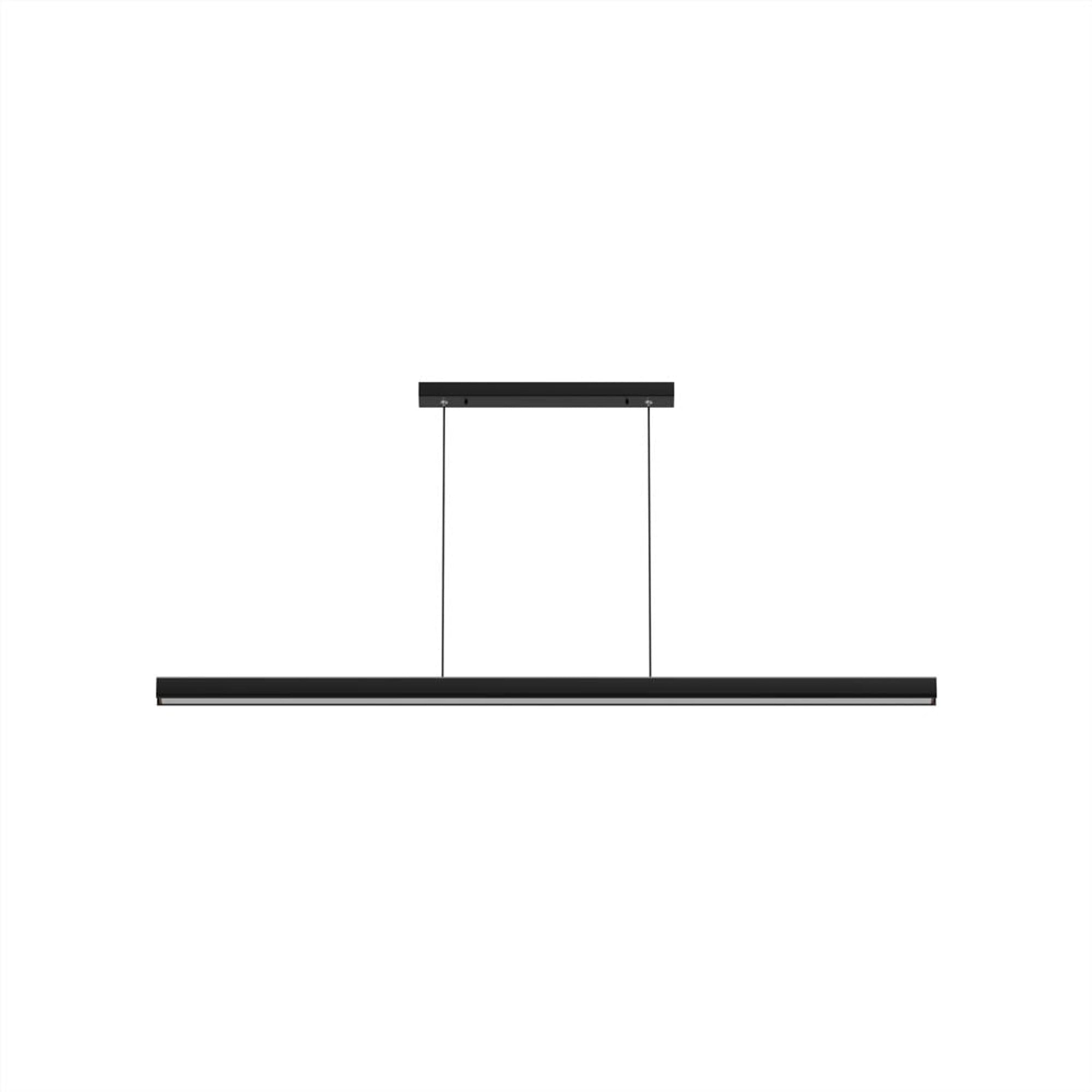 LED Chandeliers Linear Pendant Light Black Finish Walnut Wood Adjustable Dimmable Ceiling - Image 16