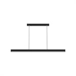 LED Chandeliers Linear Pendant Light Black Finish Walnut Wood Adjustable Dimmable Ceiling - Image 15