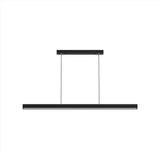 LED Chandeliers Linear Pendant Light Black Finish Walnut Wood Adjustable Dimmable Ceiling - Image 15