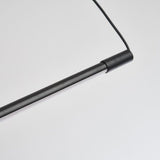 LED Chandeliers Linear Pendant Light Black Metal Finish Adjustable Cable Length - Image 7