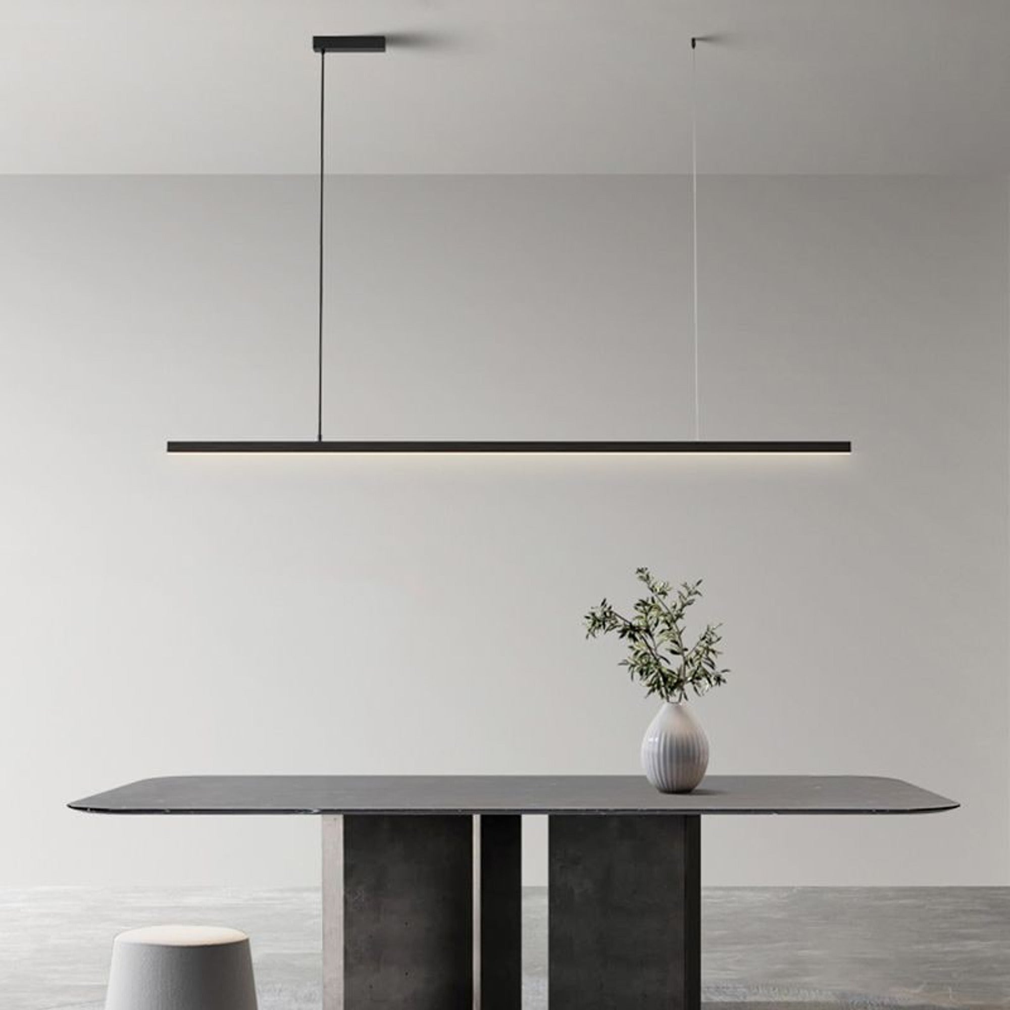 LED Chandeliers Linear Pendant Light Ceiling Metal Fixture For Kitchen Dining Table - Image 6