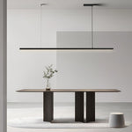 LED Chandeliers Linear Pendant Light Ceiling Metal Fixture For Kitchen Dining Table - Image 5