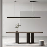 LED Chandeliers Linear Pendant Light Ceiling Metal Fixture For Kitchen Dining Table - Image 5