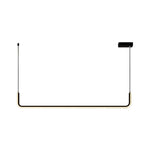 LED Chandeliers Linear Pendant Light Modern Metal Ceiling - Image 1