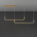 LED Chandeliers Linear Pendant Light Modern Metal Ceiling - Image 10