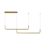 LED Chandeliers Linear Pendant Light Modern Metal Ceiling - Image 13