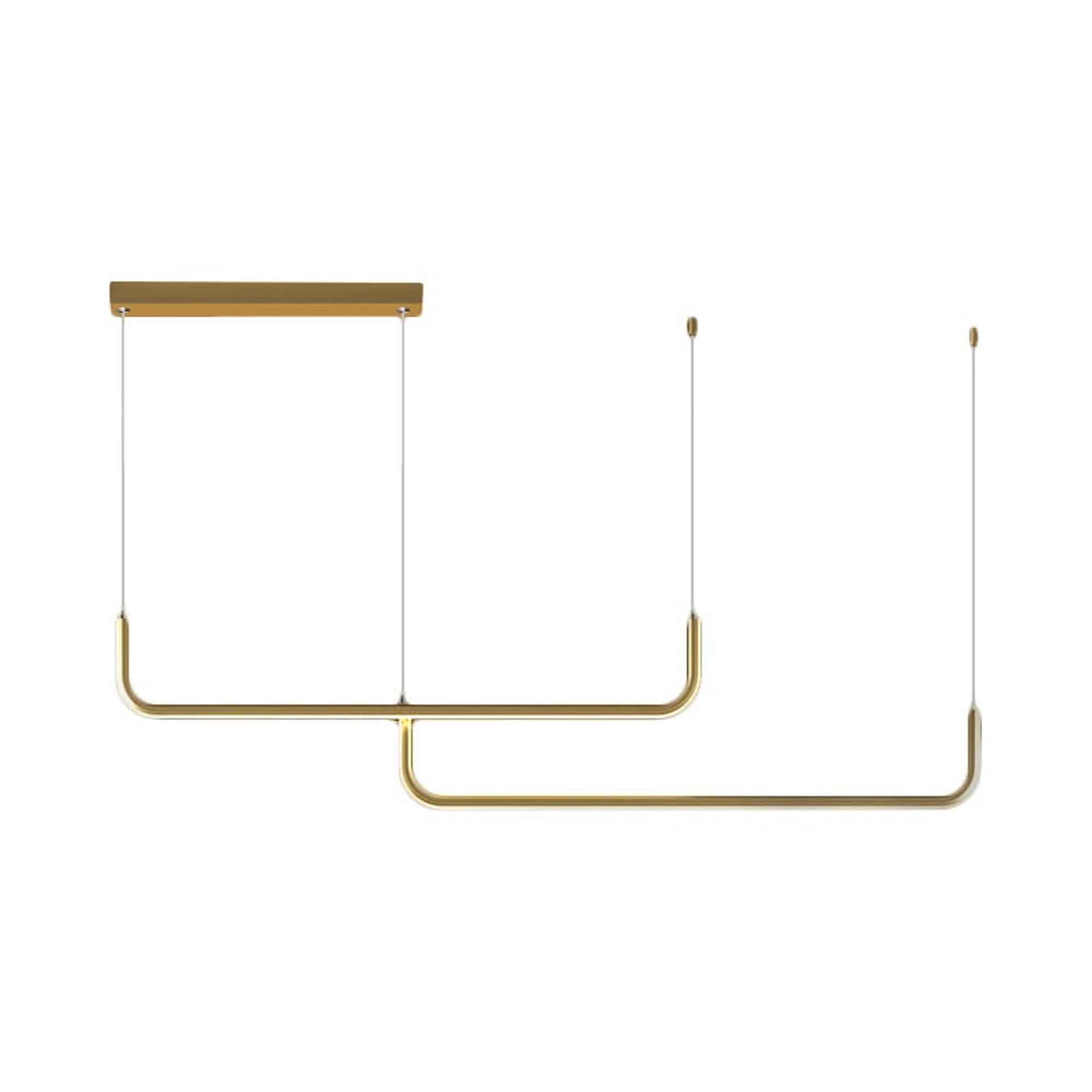 LED Chandeliers Linear Pendant Light Modern Metal Ceiling - Image 13