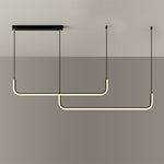 LED Chandeliers Linear Pendant Light Modern Metal Ceiling - Image 17