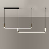 LED Chandeliers Linear Pendant Light Modern Metal Ceiling - Image 17
