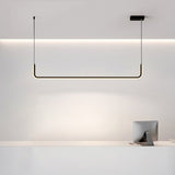 LED Chandeliers Linear Pendant Light Modern Metal Ceiling - Image 2