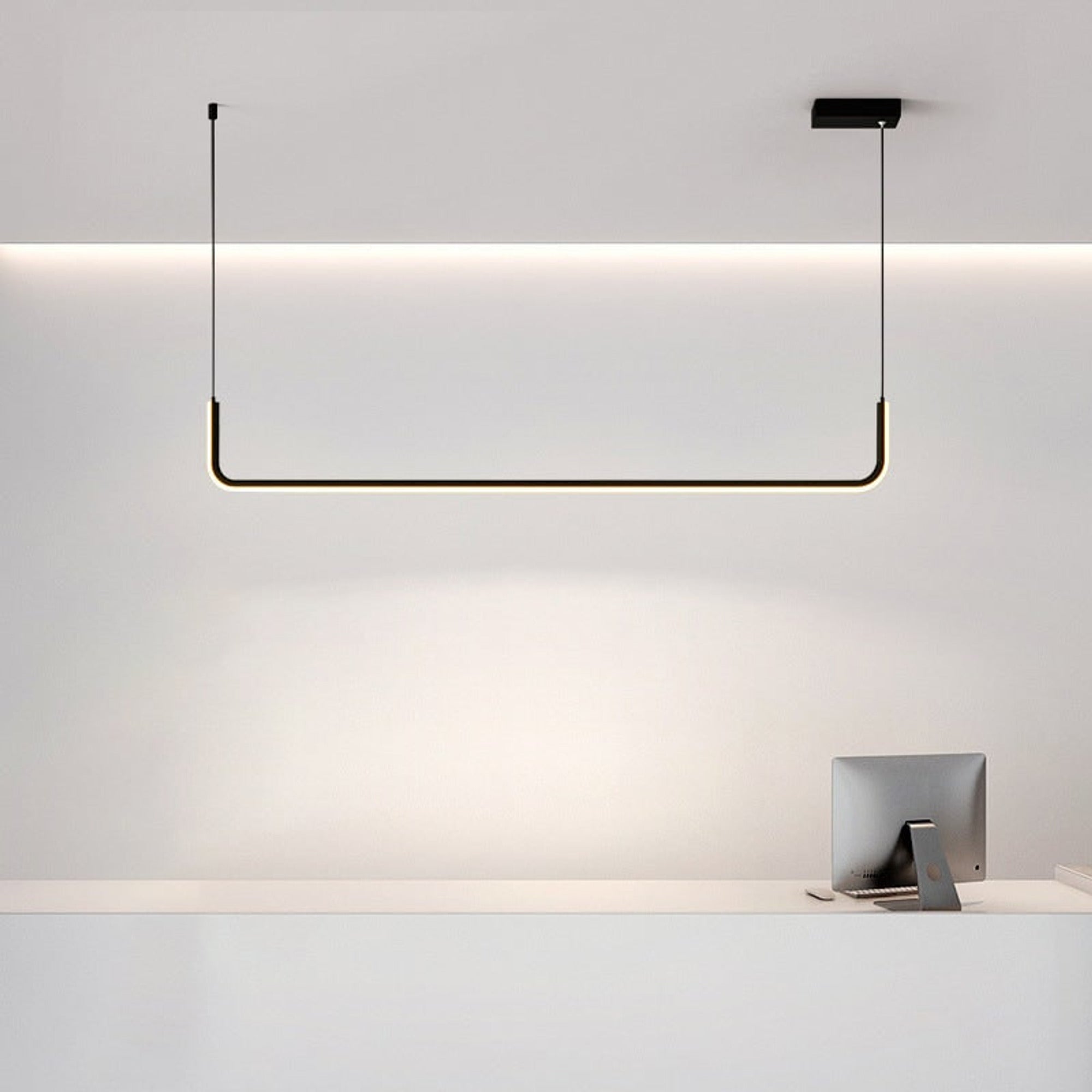 LED Chandeliers Linear Pendant Light Modern Metal Ceiling - Image 2