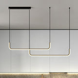 LED Chandeliers Linear Pendant Light Modern Metal Ceiling - Image 6