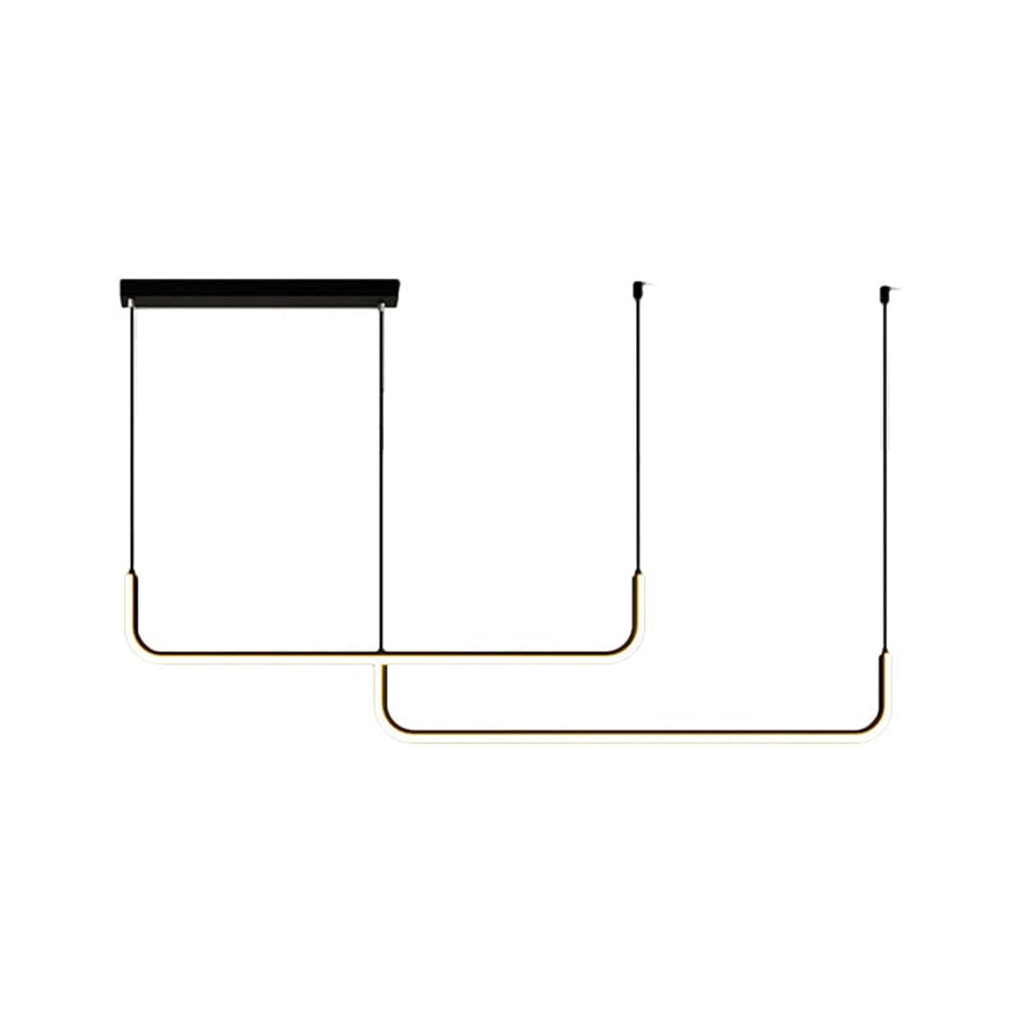 LED Chandeliers Linear Pendant Light Modern Metal Ceiling - Image 7