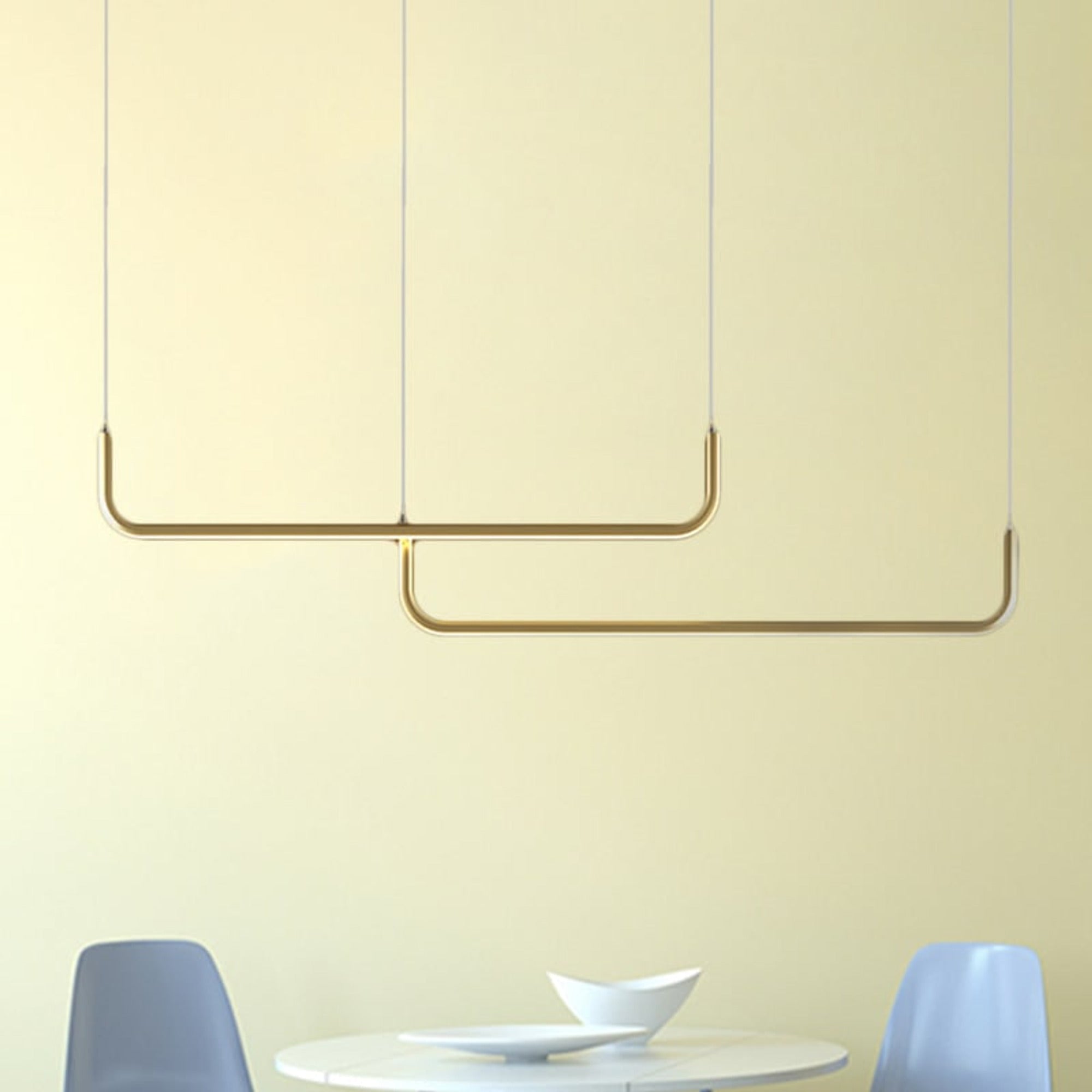 LED Chandeliers Linear Pendant Light Modern Metal Ceiling - Image 8