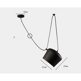 LED Chandeliers Modern Hanging Fishing Line Design Adjustable Ceiling Light - Image 6