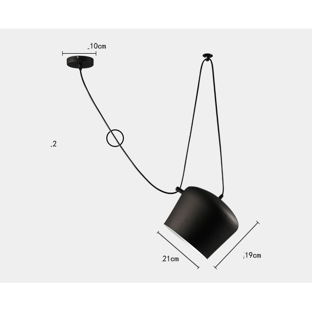 LED Chandeliers Modern Hanging Fishing Line Design Adjustable Ceiling Light - Image 6