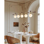 LED Chandeliers Modern Linear Globe Pendant Light For Dining Room - Image 20