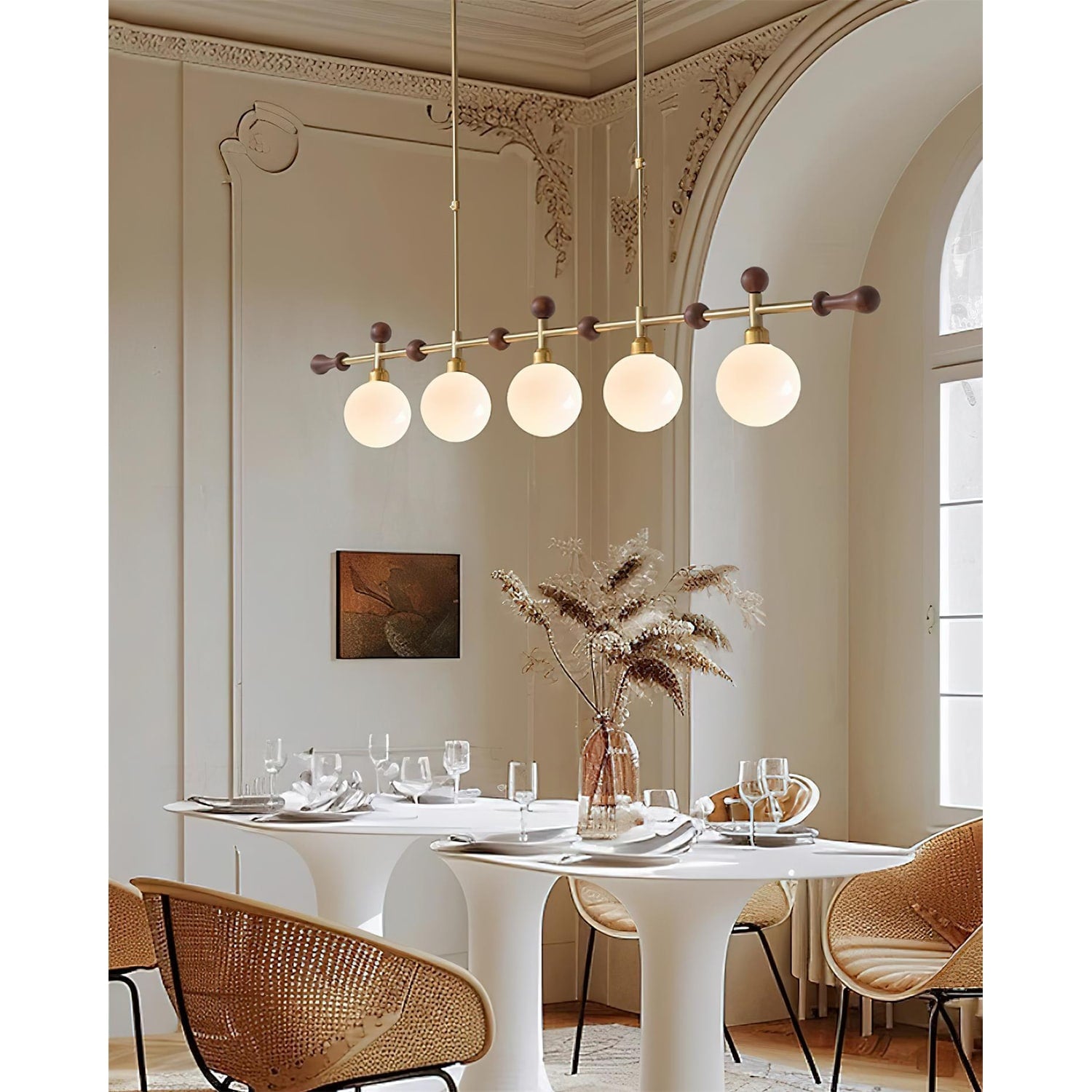 LED Chandeliers Modern Linear Globe Pendant Light For Dining Room - Image 20