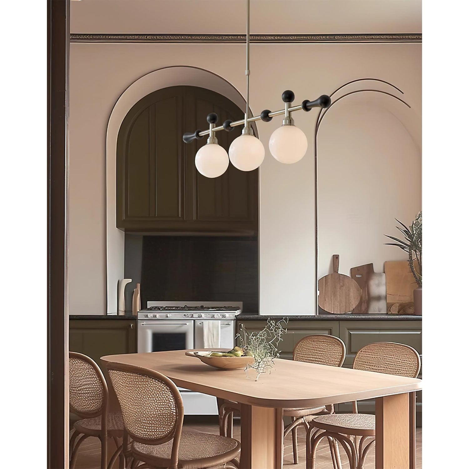 LED Chandeliers Modern Linear Globe Pendant Light For Dining Room - Image 23