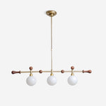LED Chandeliers Modern Linear Globe Pendant Light For Dining Room - Image 1