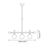 LED Chandeliers Modern Linear Globe Pendant Light For Dining Room - Image 21