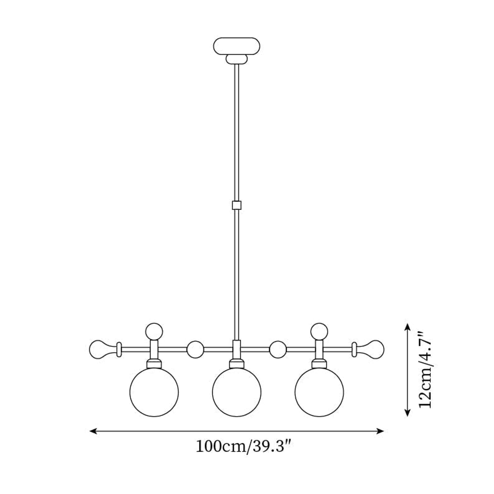 LED Chandeliers Modern Linear Globe Pendant Light For Dining Room - Image 21